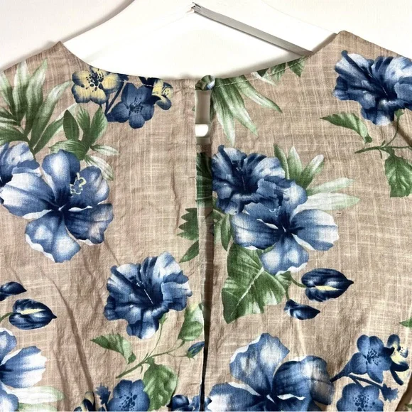 NWT Tylho Floral Cotton Midi Dress Size Small - Picture 9 of 12